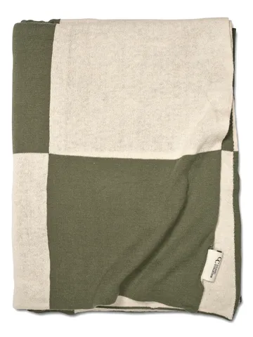 Square plaid 130x170 cm - Groen - Classic Collection
