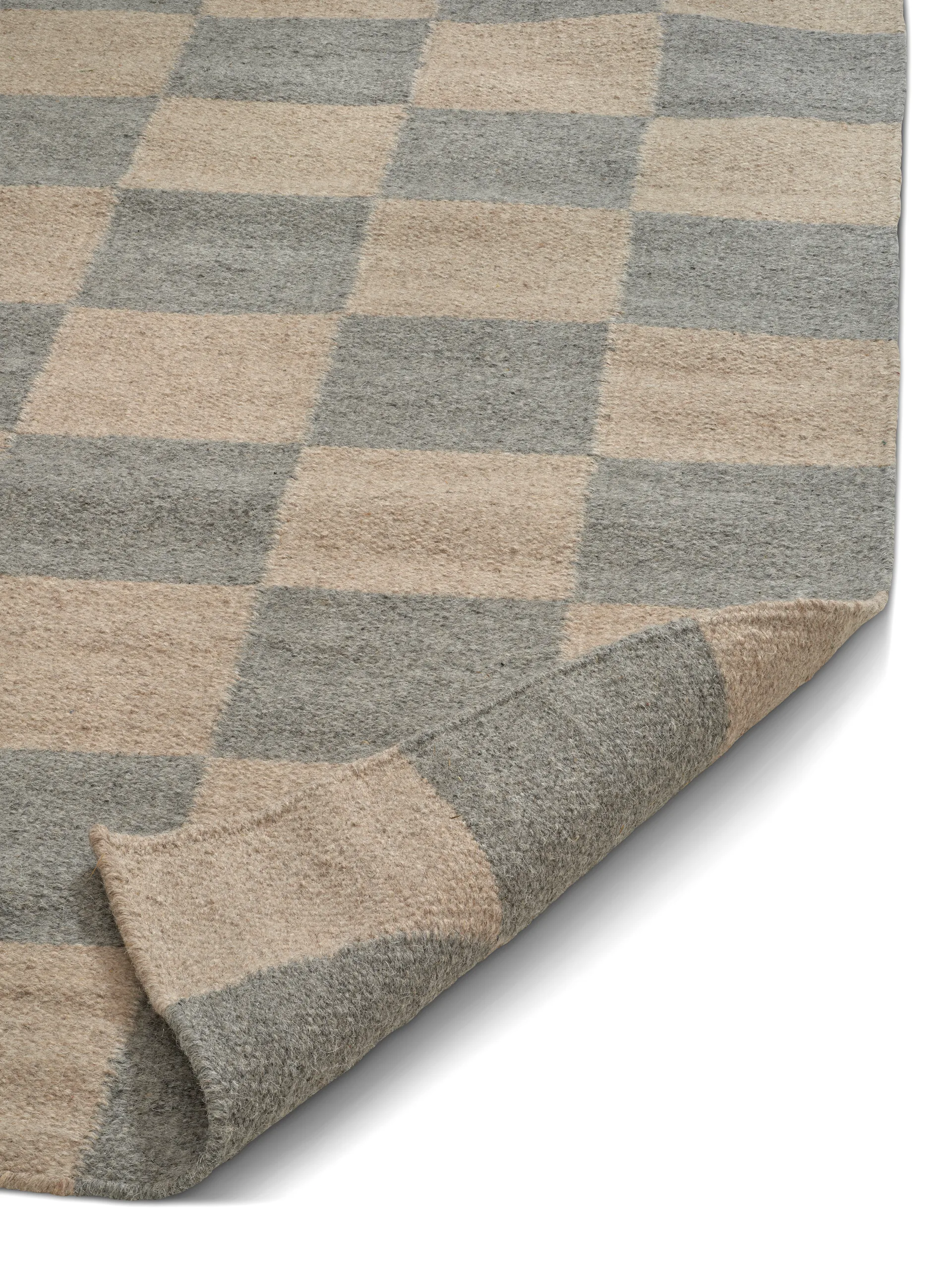 Squares vloerkleed, Grey-natural, 300x400 cm Classic Collection