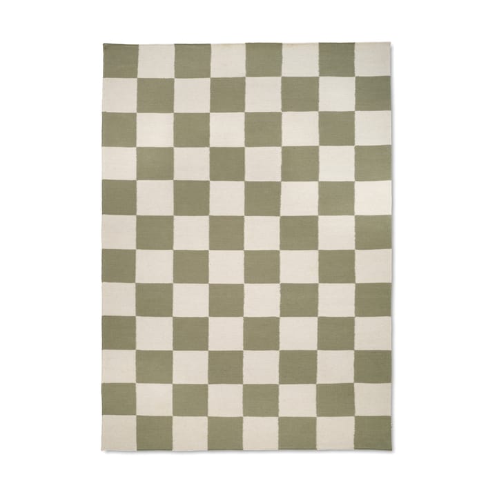 Squares vloerkleed - White-green, 300x400 cm - Classic Collection