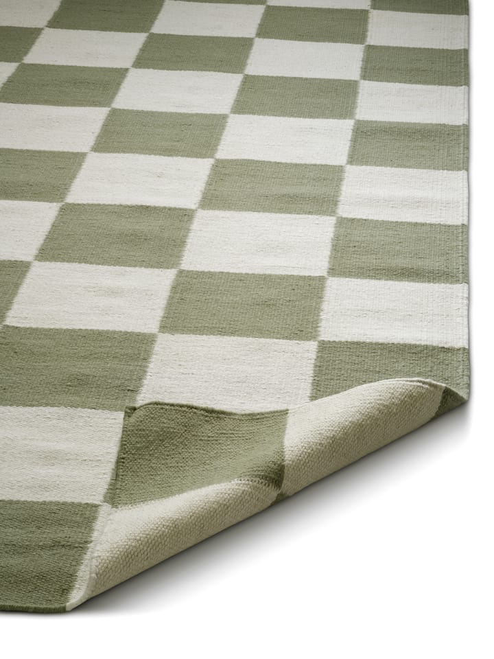 Squares vloerkleed, White-green, 300x400 cm Classic Collection