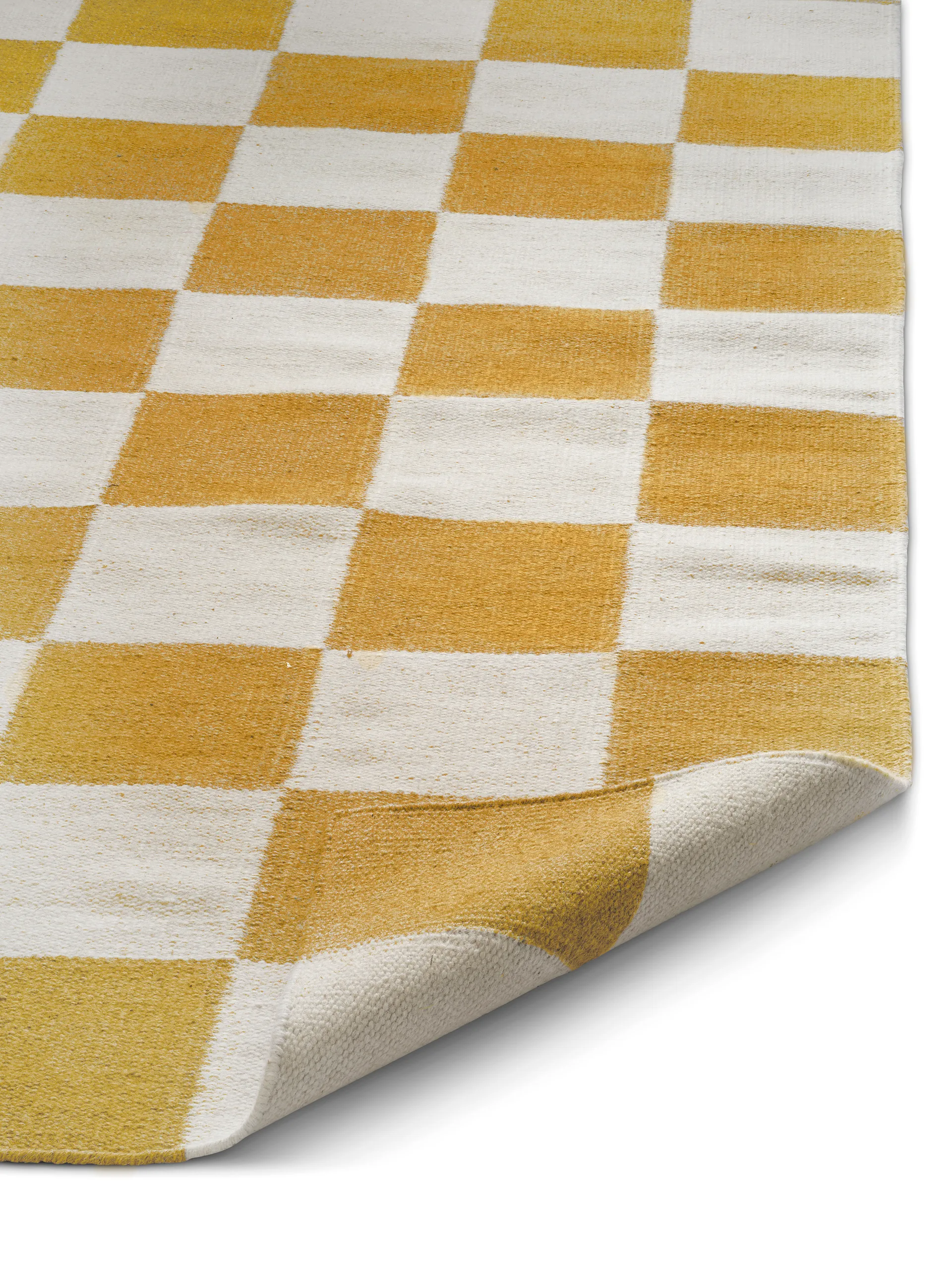 Squares vloerkleed, White-yellow, 170x230 cm Classic Collection
