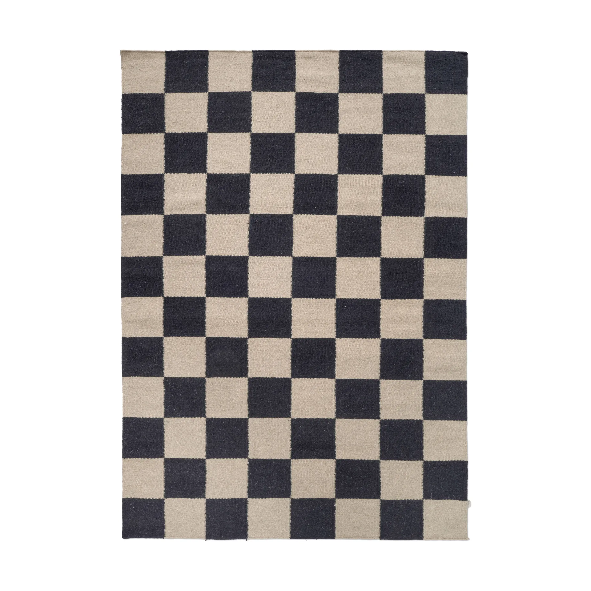 Squares vloerkleed, Zwart-beige, 250x350 cm Classic Collection
