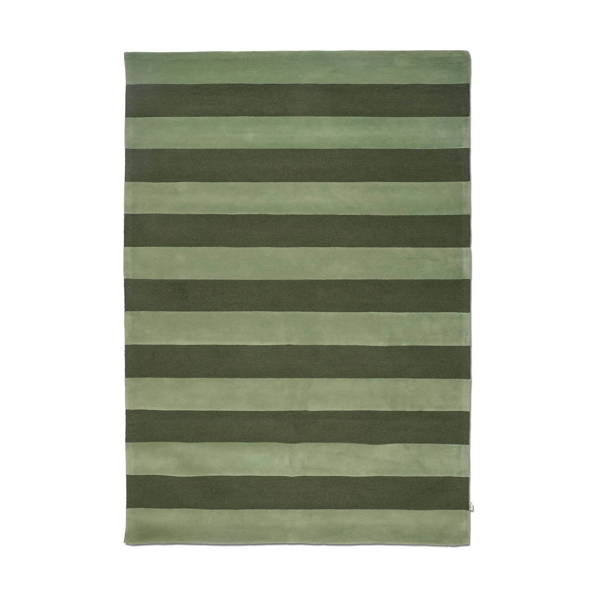Stripe Boucle vloerkleed, Green, 170x230 cm Classic Collection