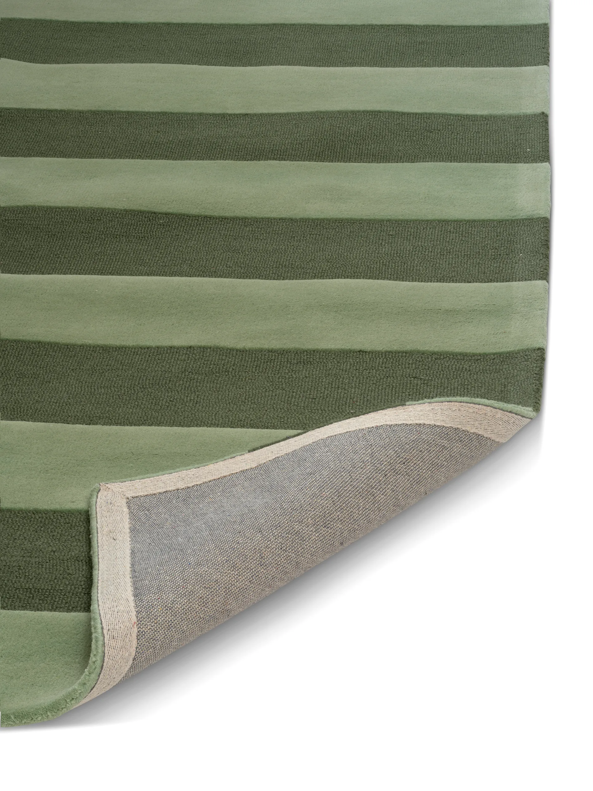Stripe Boucle vloerkleed, Green, 170x230 cm Classic Collection