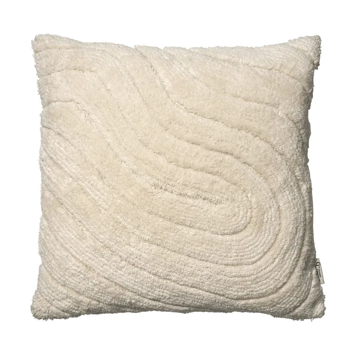 Swirl kussenhoes - Off white, 50x50 cm - Classic Collection
