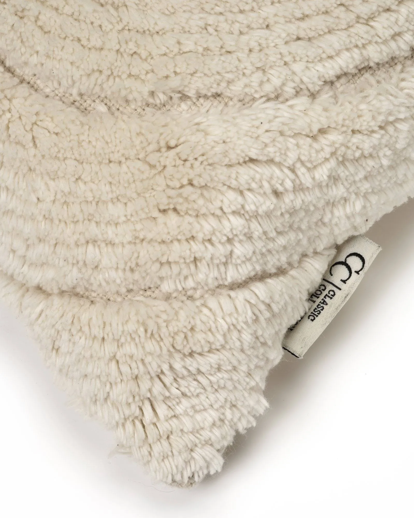 Swirl kussenhoes, Off white, 50x50 cm Classic Collection