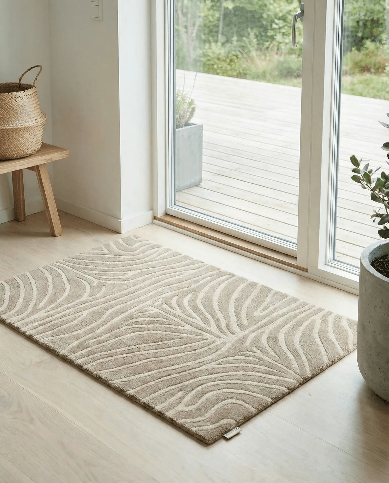 Zebra deurmat, Beige, 60x90 cm Classic Collection