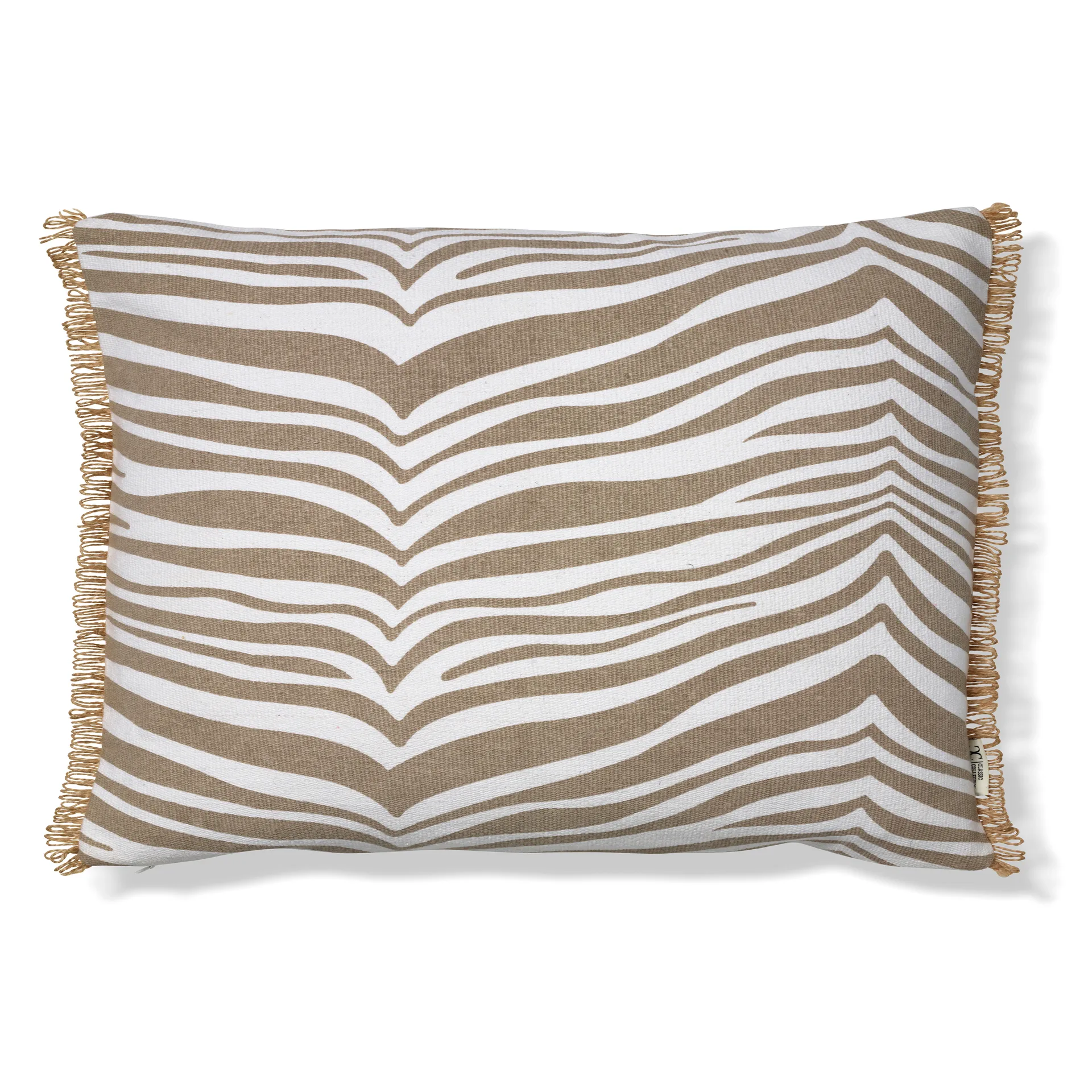 Zebra kussen 40x60 cm, Simply taupe (beige) Classic Collection