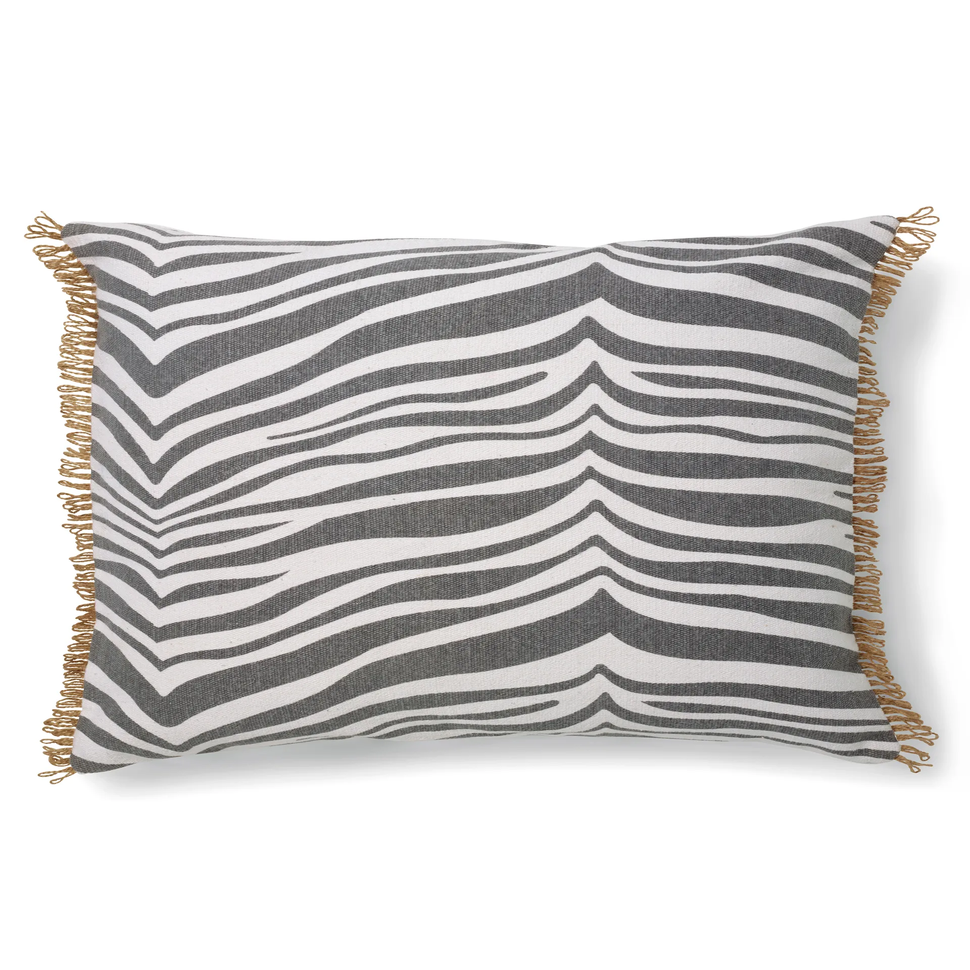 Zebra kussen 40x60 cm, Titanium (grijs) Classic Collection