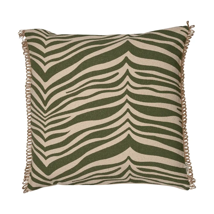 Zebra kussen 50x50 cm - Groen - Classic Collection