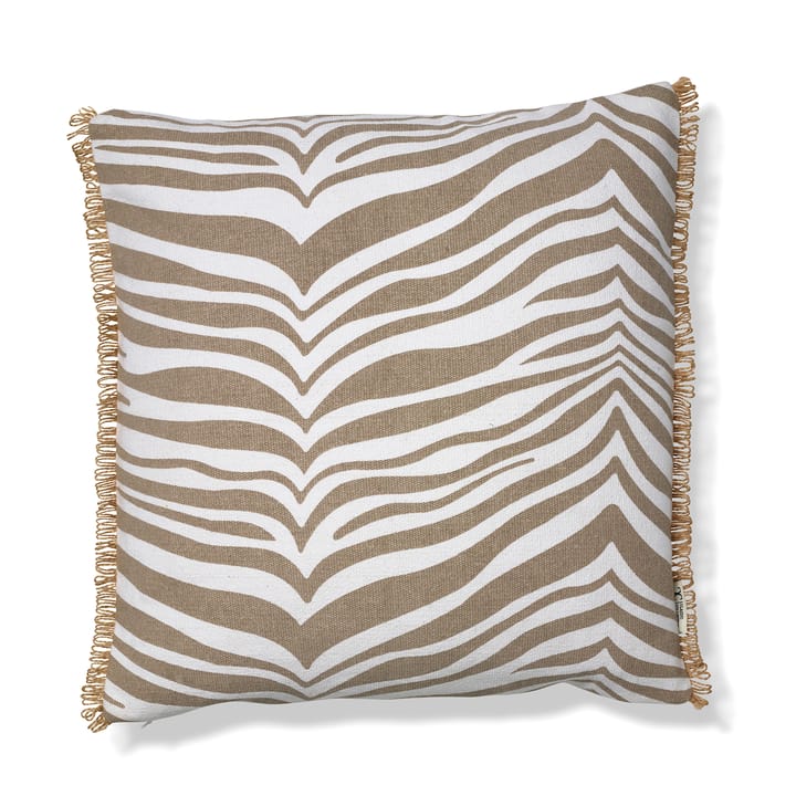 Zebra kussen 50x50 cm - Simply taupe - Classic Collection