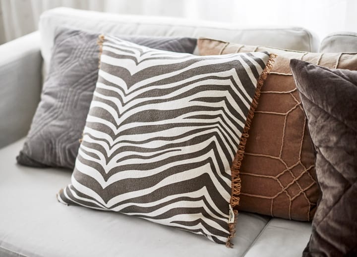Zebra kussen 50x50 cm, Titanium Classic Collection