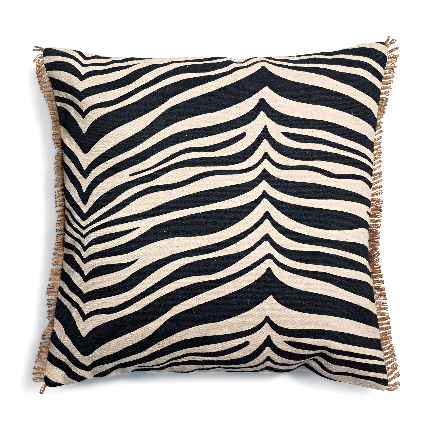 Zebra kussen 50x50 cm, Zwart Classic Collection