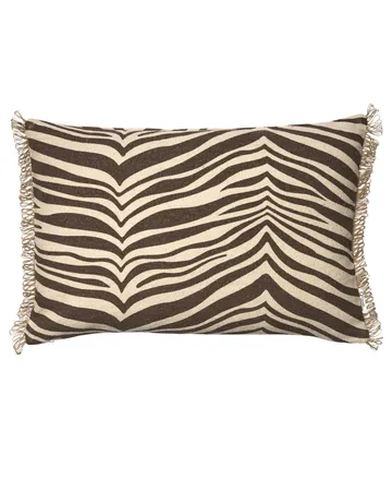 Zebra kussen - bruin-naturel, 40x60 cm - Classic Collection