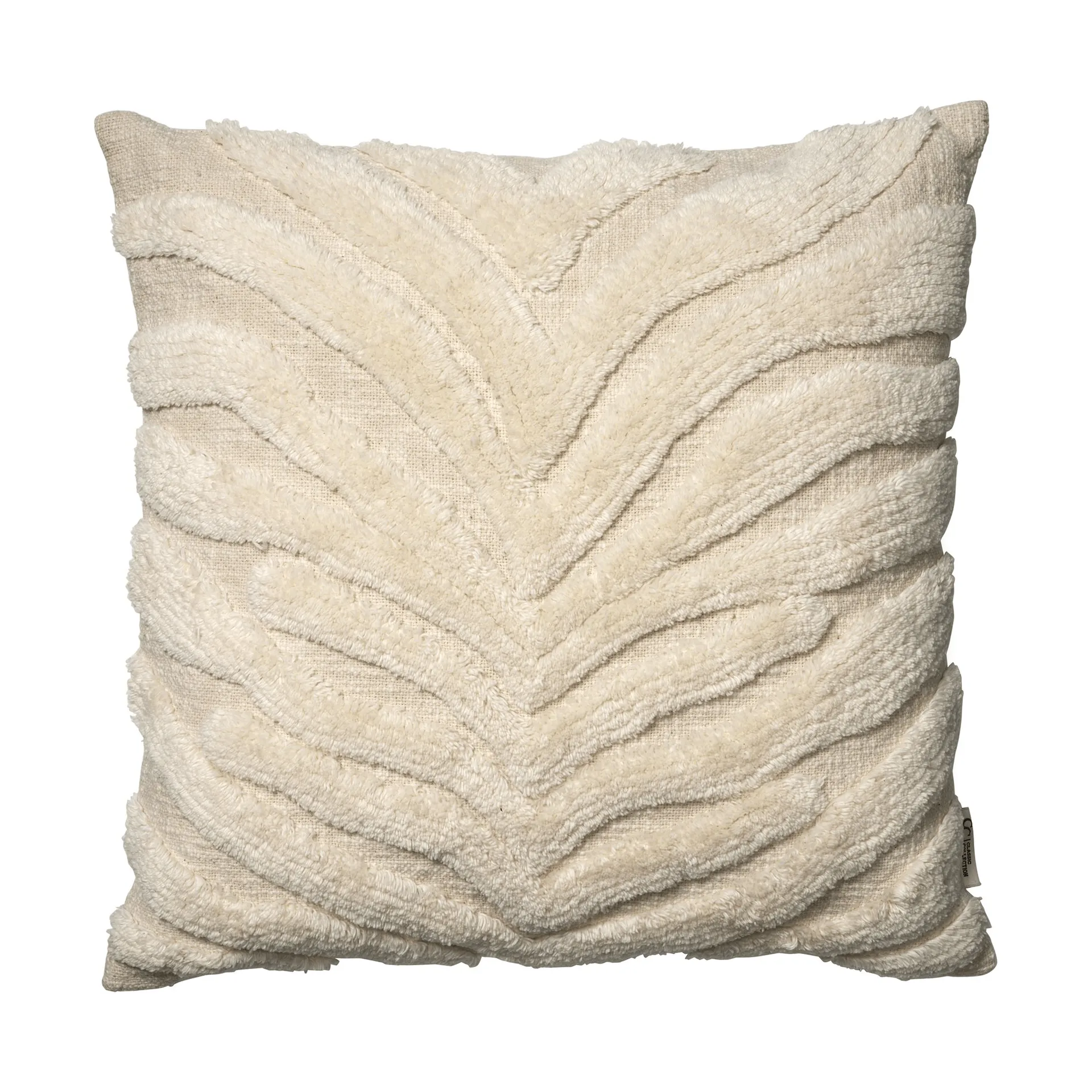 Zebra Tuft kussenhoes, Off white, 50x50 cm Classic Collection
