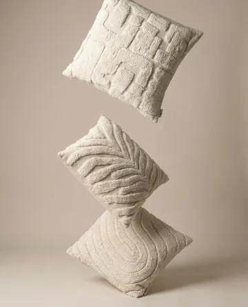 Zebra Tuft kussenhoes - Off white, 50x50 cm - Classic Collection