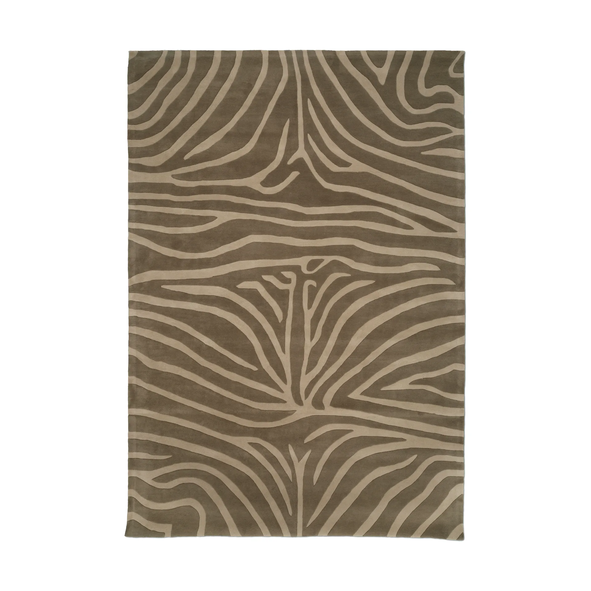 Zebra vloerkleed 250x350 cm, Bruin, 250x350 cm Classic Collection