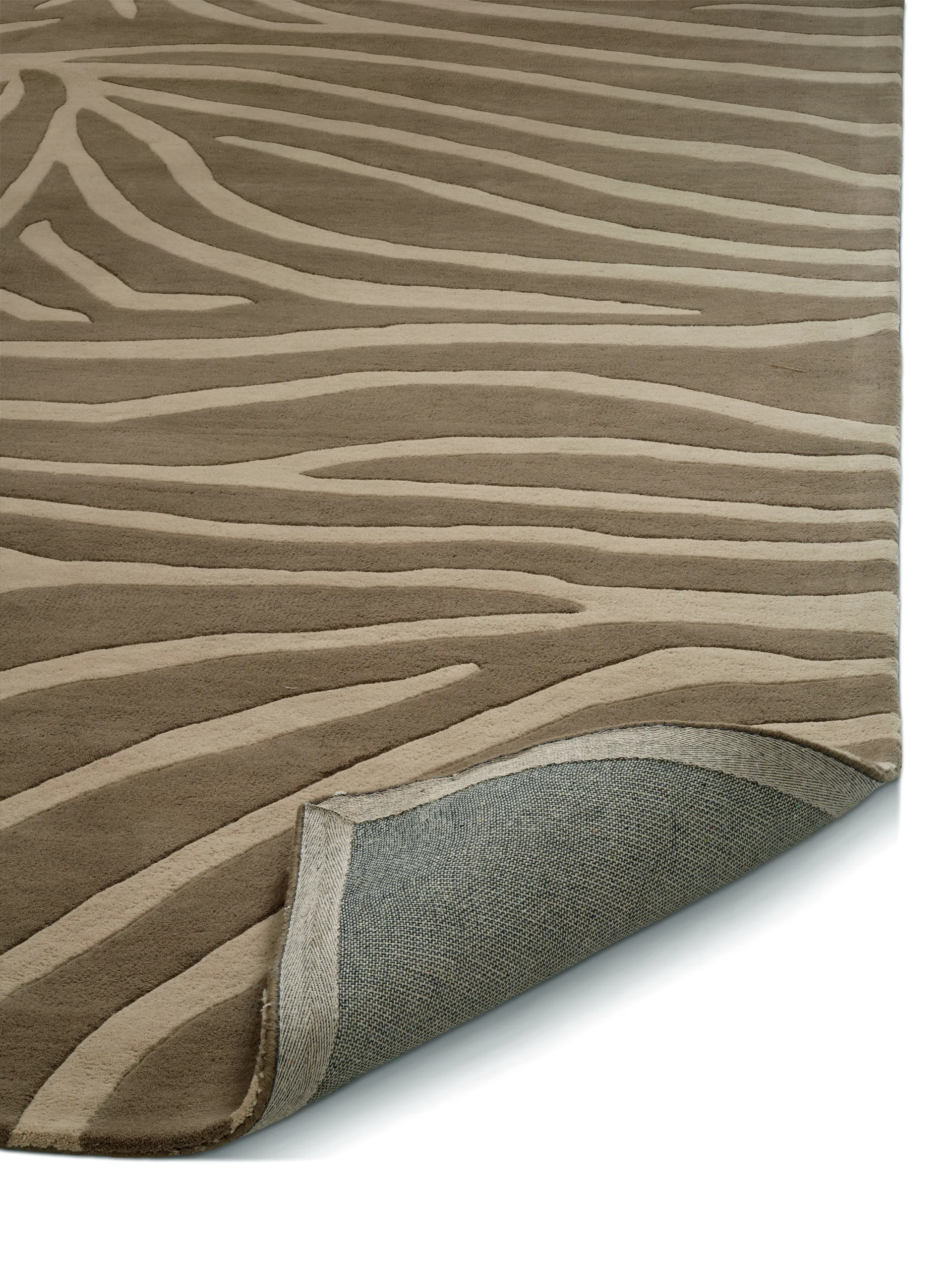 Zebra vloerkleed 250x350 cm, Bruin, 250x350 cm Classic Collection
