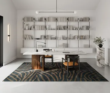 Zebra vloerkleed 250x350 cm - Horizon, 250x350 cm - Classic Collection
