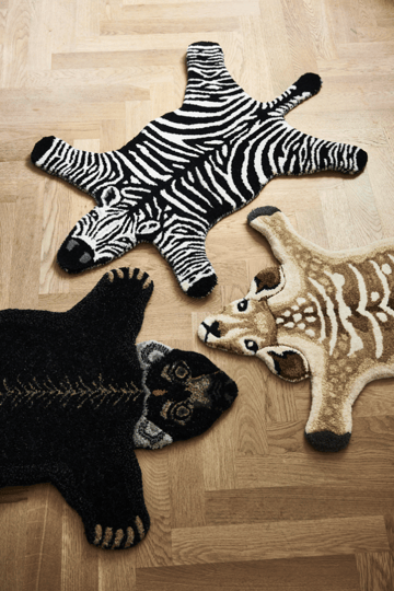 Zebra vloerkleed - zwart/wit, 60x90 cm - Classic Collection