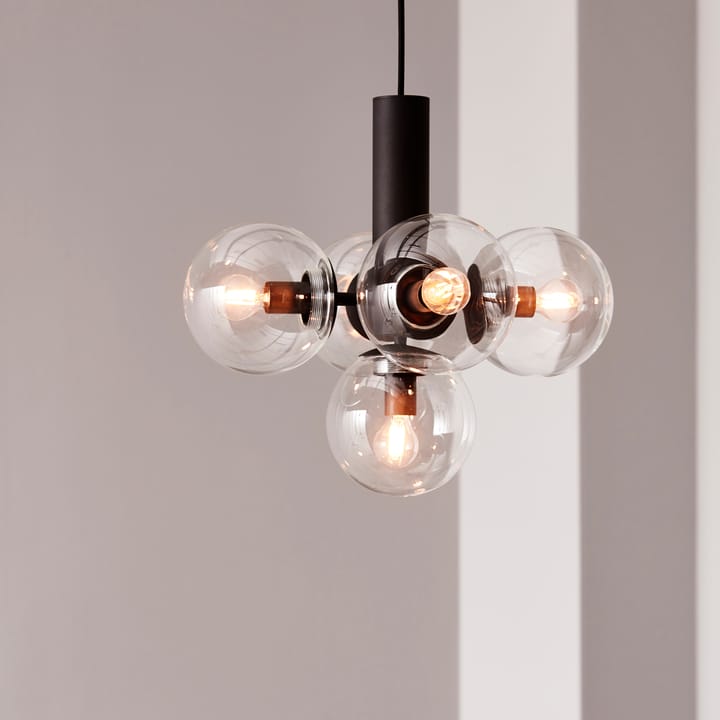 Avenue 43 plafondlamp, Zwart helder glas CO Bankeryd