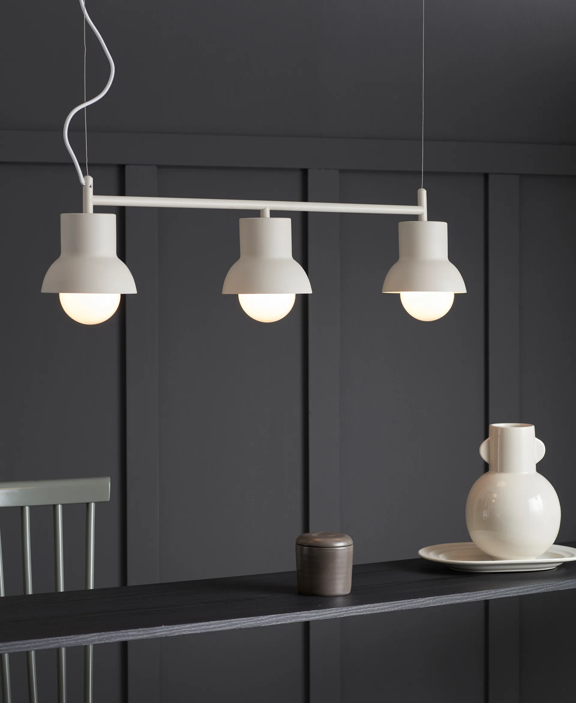 Down Long hanglamp, Beige CO Bankeryd
