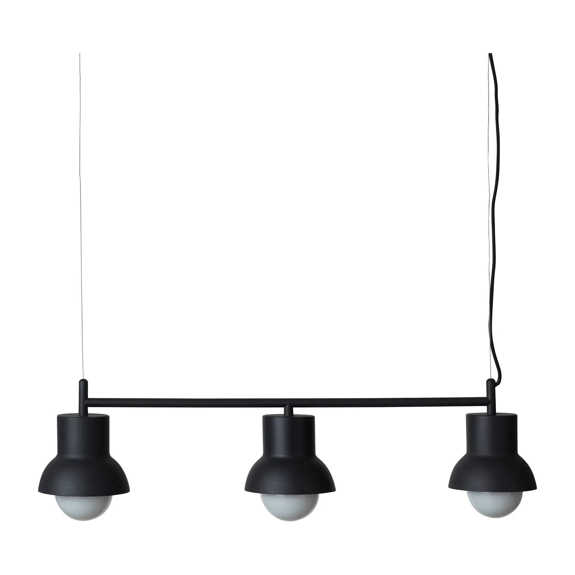 Down Long hanglamp, Zwart CO Bankeryd