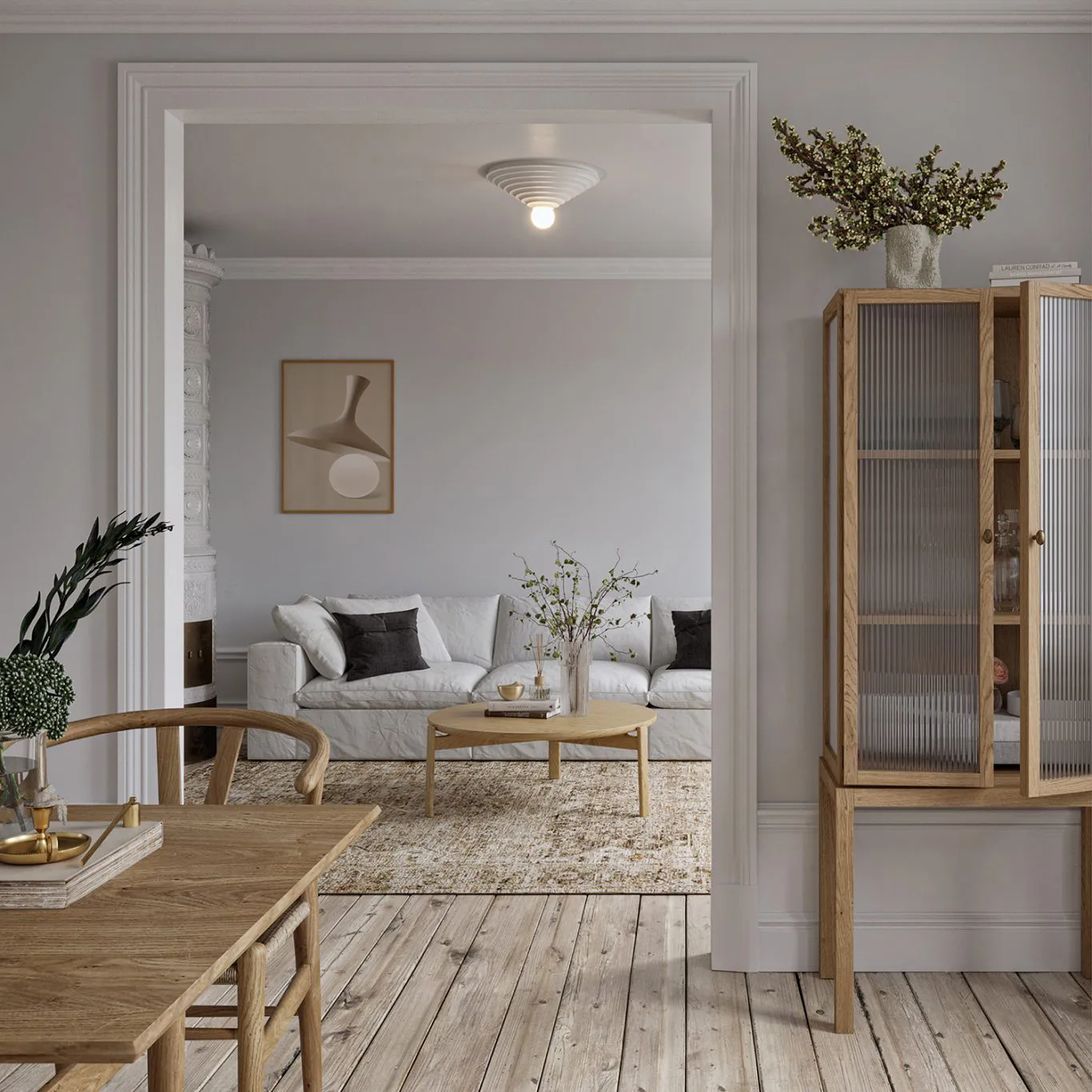 Loop plafondlamp Ø45 cm, White CO Bankeryd