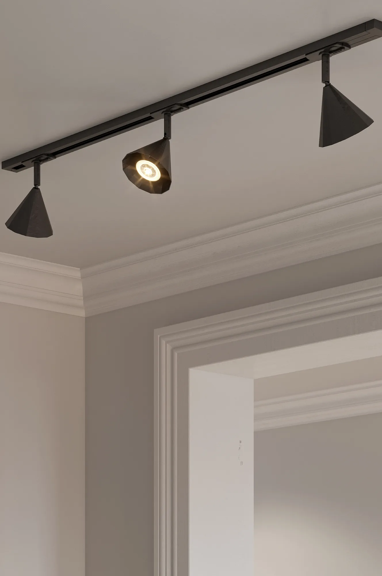 Rain 10 plafondspot, Black CO Bankeryd