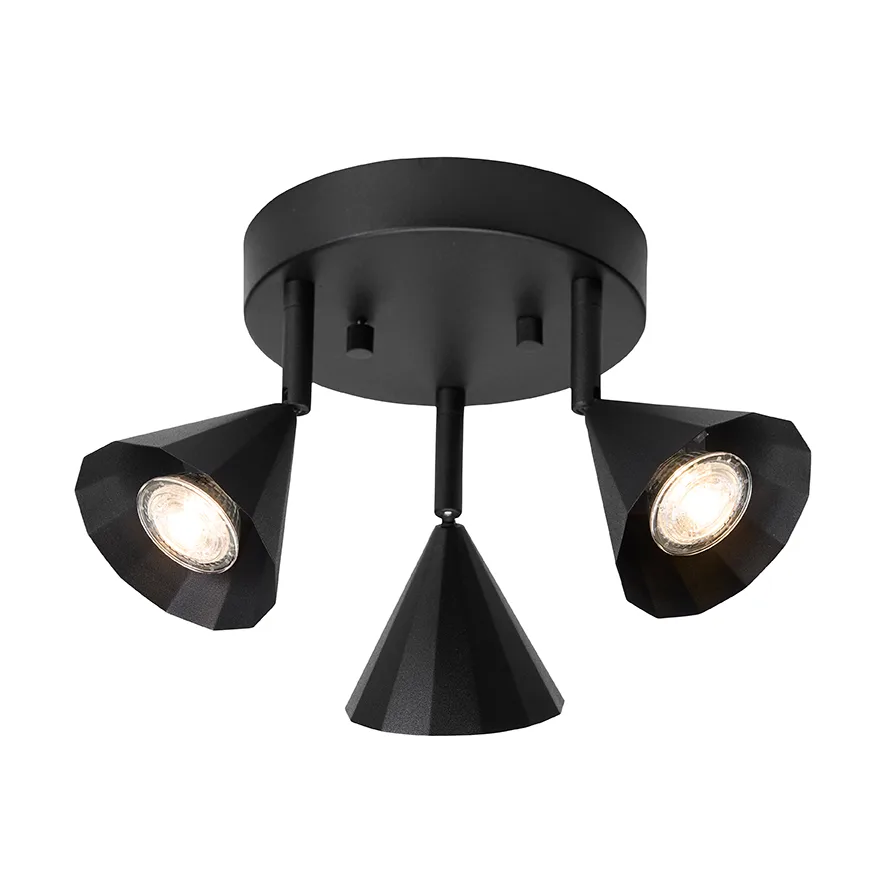 Rain 18 plafondspot, Black CO Bankeryd