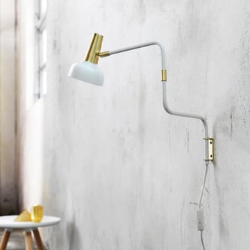 Ray Muurlamp - wit, details in nikkel - CO Bankeryd