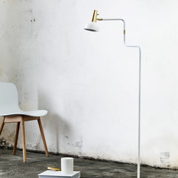 Ray Vloerlamp - wit, details in nikkel - CO Bankeryd