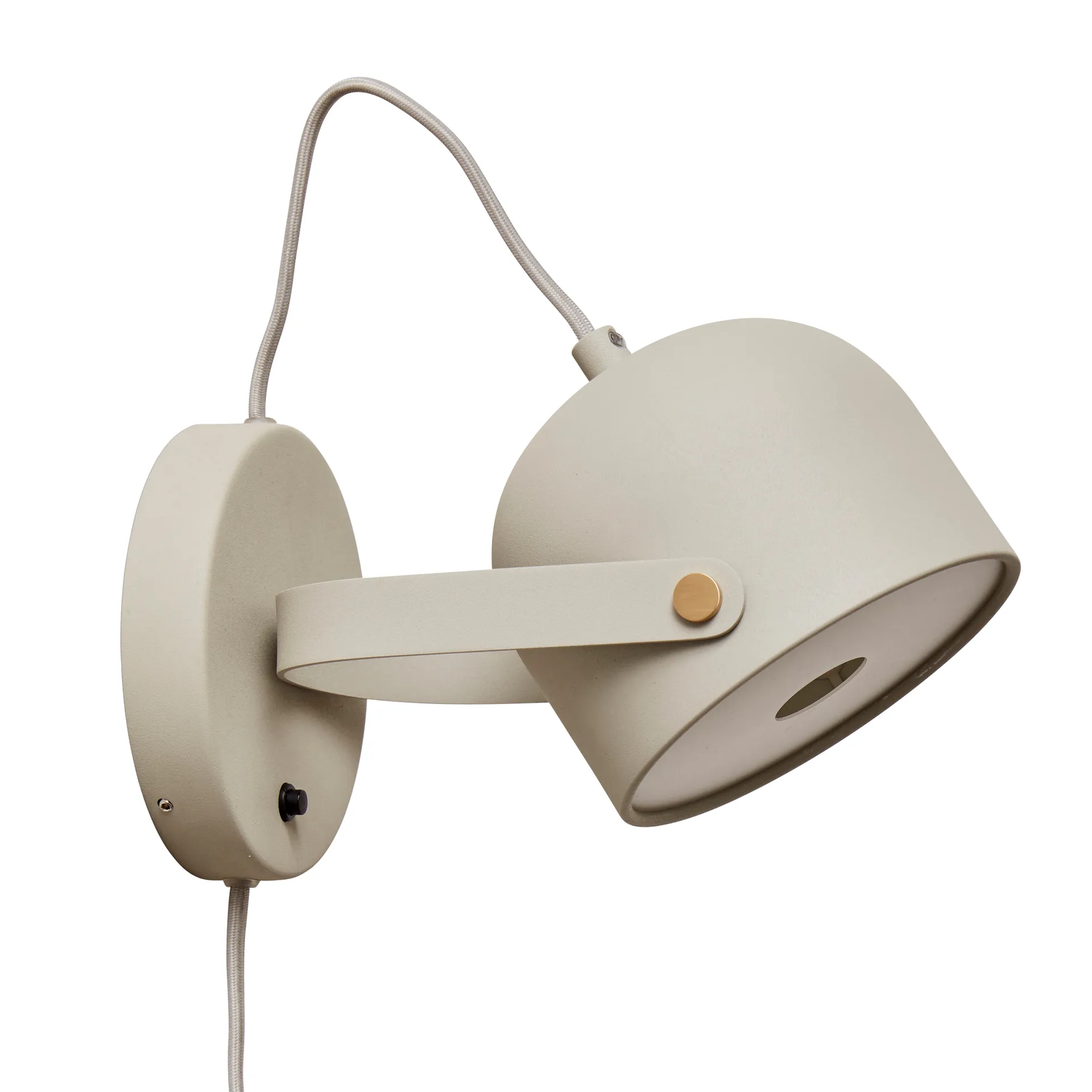 Svejk 13 muurlamp, Beige-messing CO Bankeryd