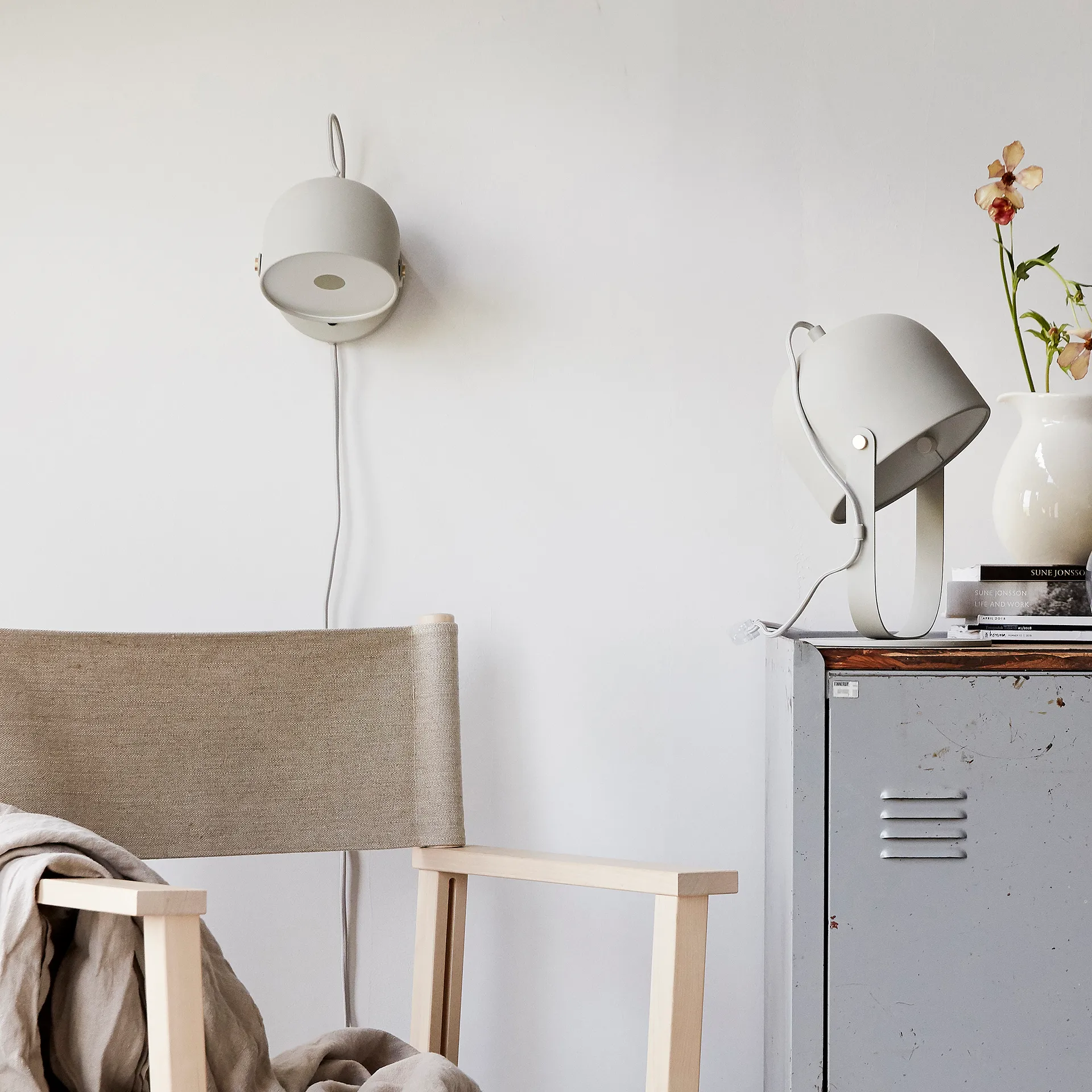 Svejk 13 muurlamp, Beige-messing CO Bankeryd