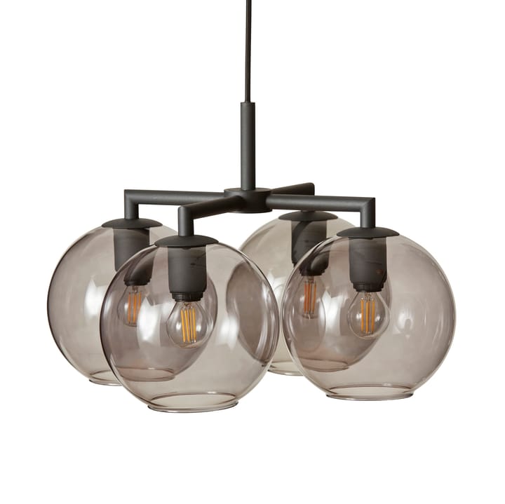 Ture hanglamp 30 cm - Zwart-rookkleurig glas - CO Bankeryd