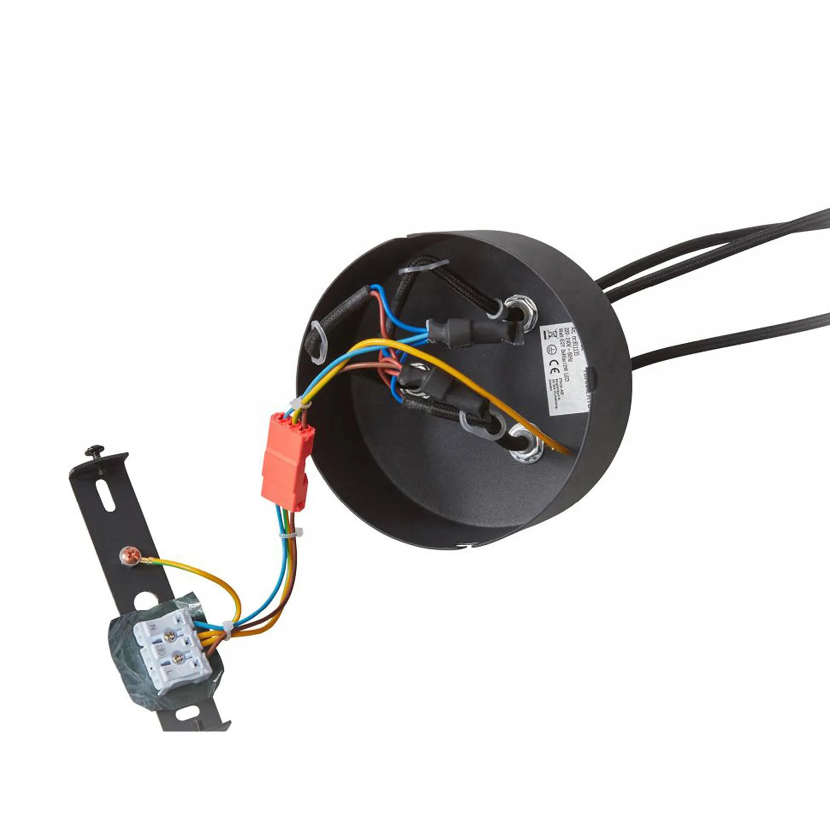 Ufo Circle hanglamp, Zwart CO Bankeryd