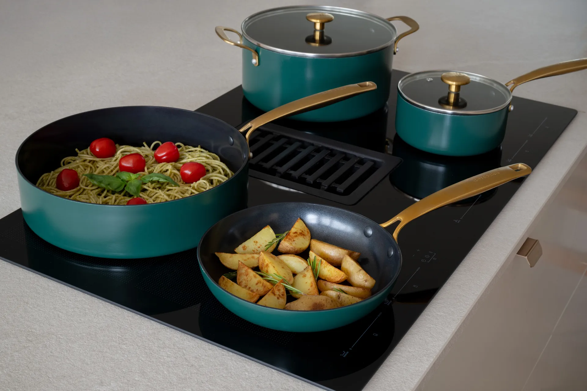 Combekk Element koekenpannenset 2-delig, Holly Green Combekk