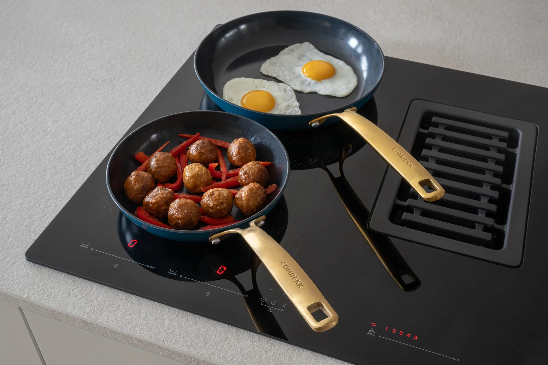 Combekk Element koekenpannenset 2-delig, Ocean Blue Combekk