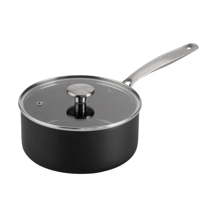 Combekk Element steelpan met deksel aluminium zwart - Ø18 cm - Combekk