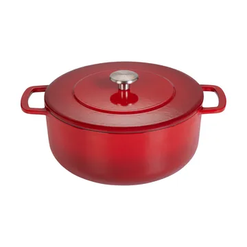 Combekk geëmailleerde gietijzeren braadpan Ø24 cm - Cherry - Combekk
