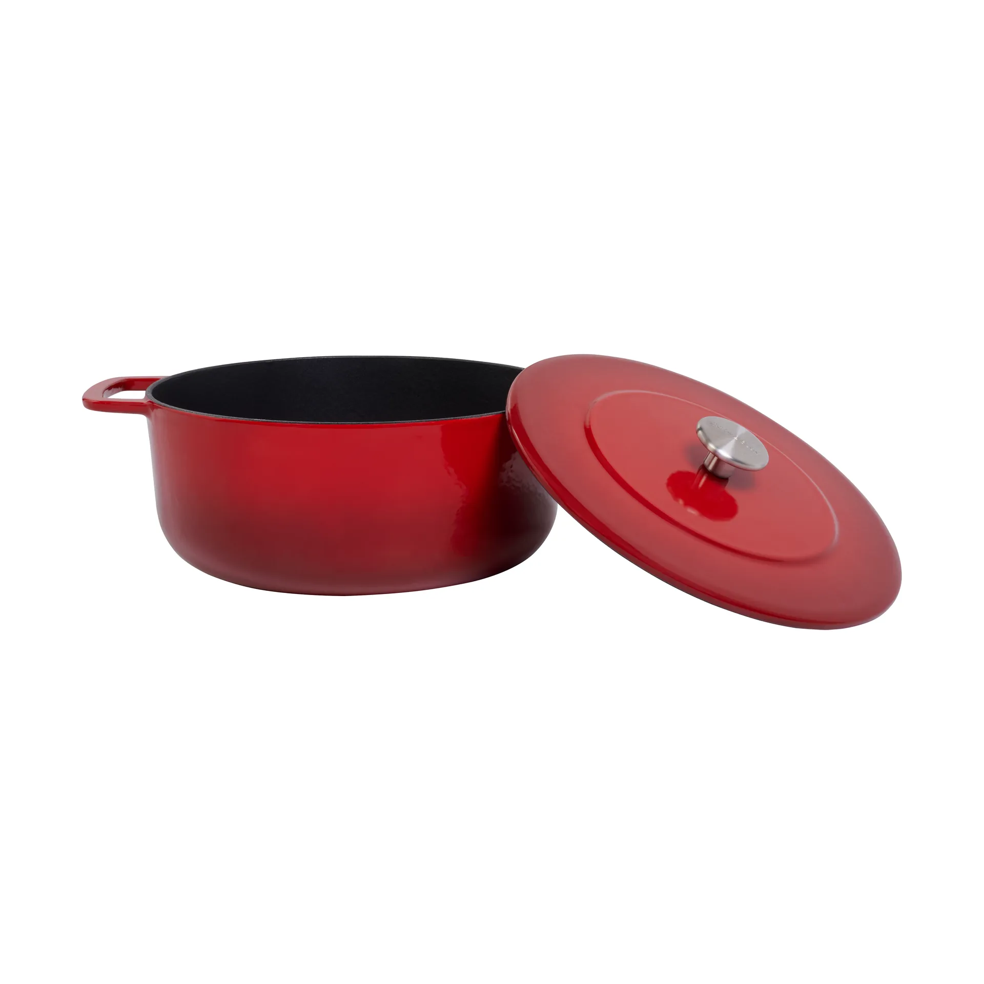 Combekk geëmailleerde gietijzeren braadpan Ø24 cm, Cherry Combekk