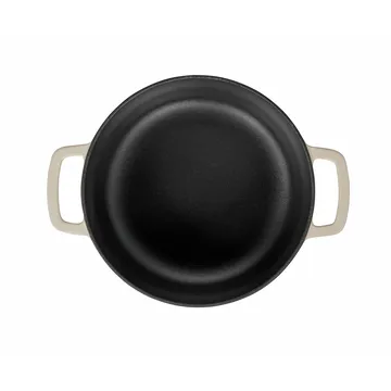 Combekk geëmailleerde gietijzeren braadpan Ø24 cm - Sand-gold knob - Combekk