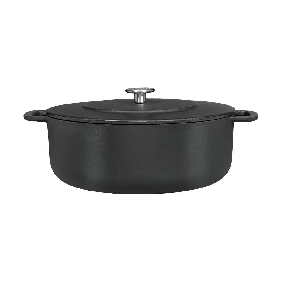 Combekk geëmailleerde gietijzeren braadpan Ø28 cm, Black Combekk