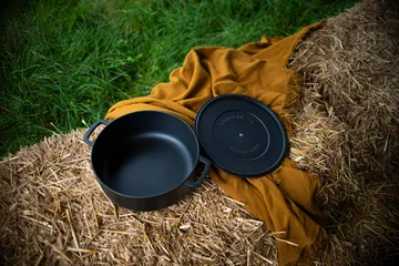 Combekk geëmailleerde gietijzeren braadpan Ø28 cm - Black - Combekk