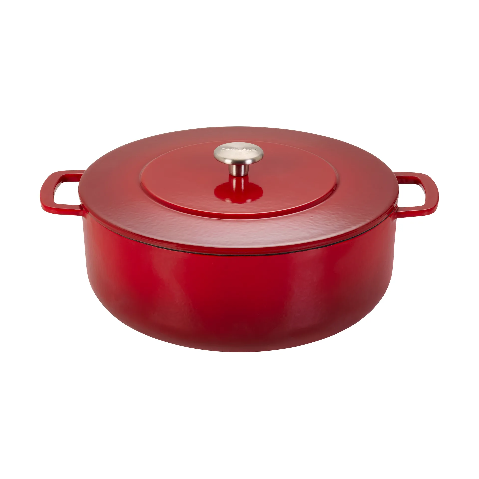 Combekk geëmailleerde gietijzeren braadpan Ø28 cm, Cherry Combekk