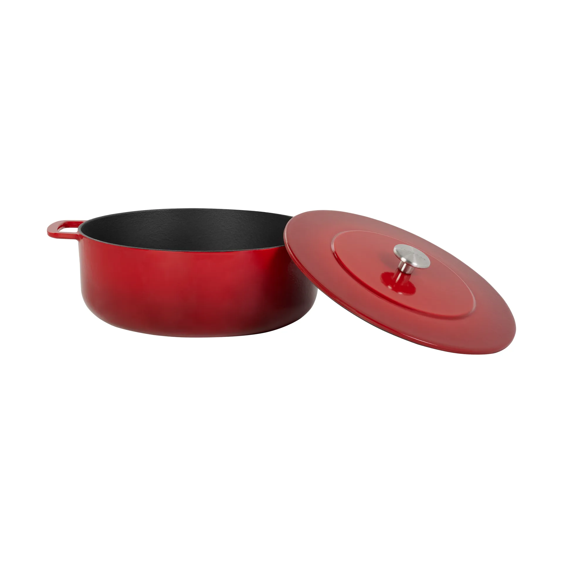 Combekk geëmailleerde gietijzeren braadpan Ø28 cm, Cherry Combekk