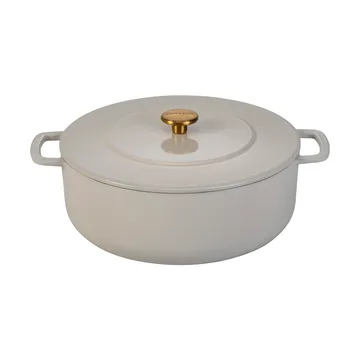 Combekk geëmailleerde gietijzeren braadpan Ø28 cm - Sand-gold knob - Combekk