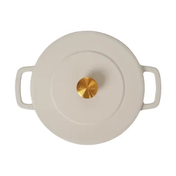 Combekk geëmailleerde gietijzeren braadpan Ø28 cm - Sand-gold knob - Combekk