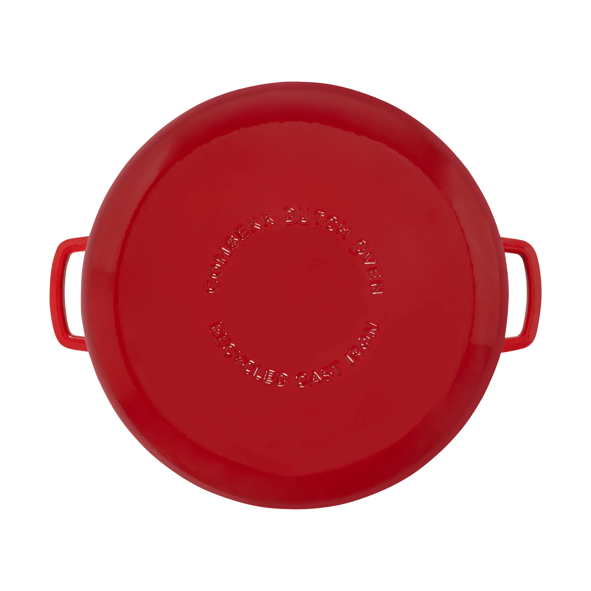 Combekk geëmailleerde gietijzeren braadpan Ø32 cm, Cherry-silver knob Combekk