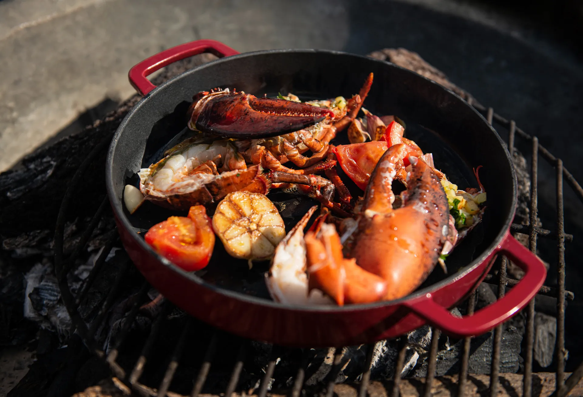 Combekk geëmailleerde gietijzeren koekenpan Ø28 cm, Bordeaux Combekk